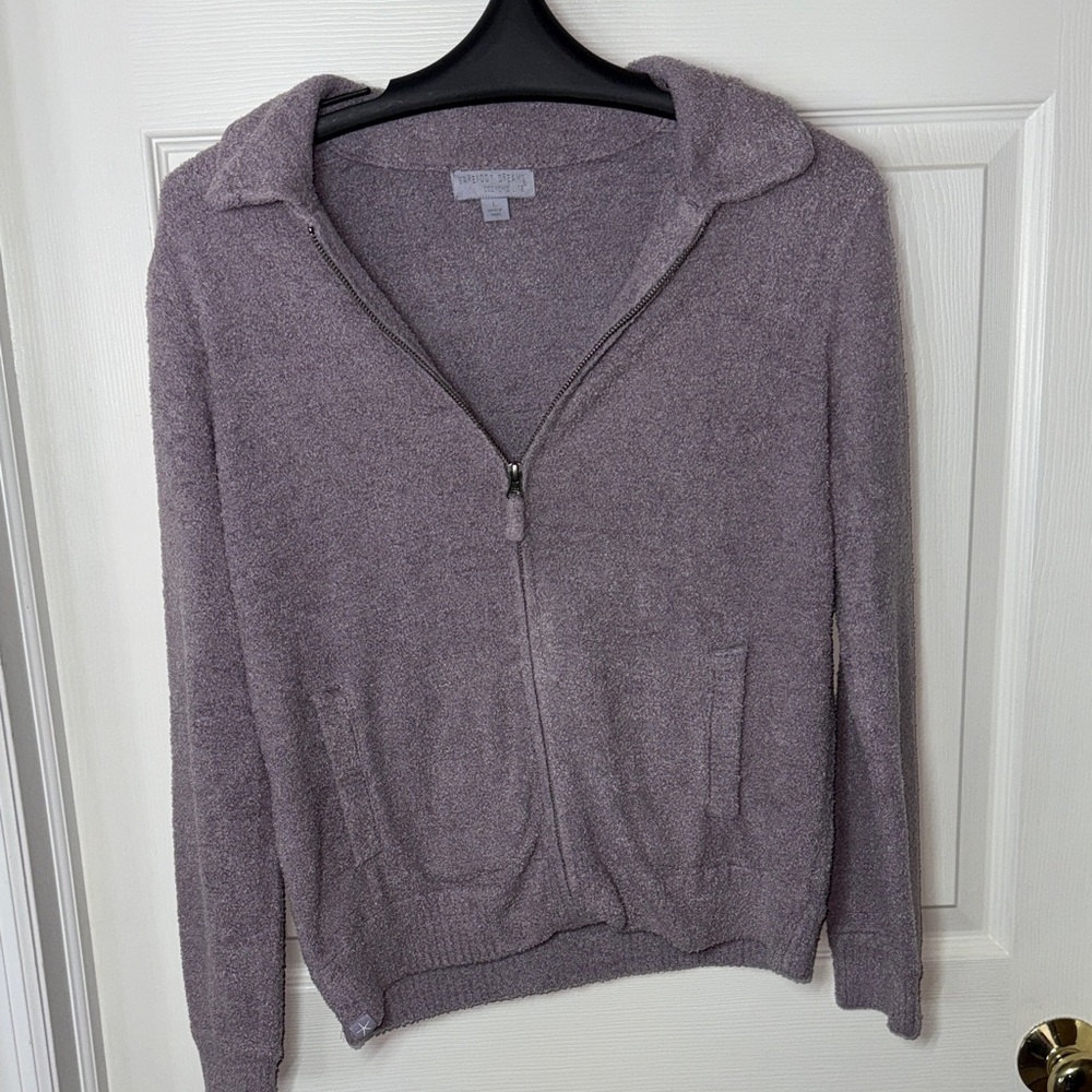 Barefoot Dreams Cozy Chic Lite Zip Up Sweater
